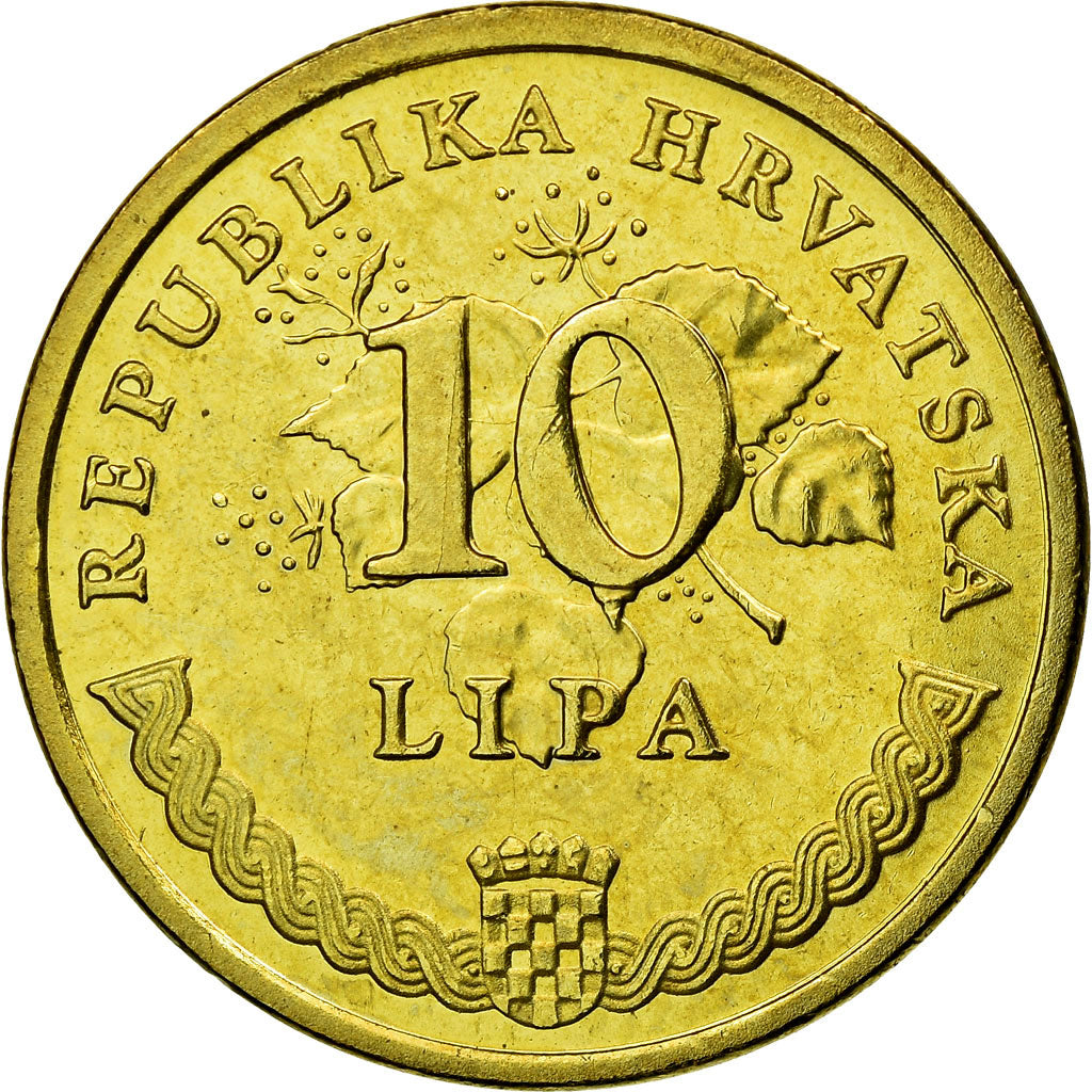 Monnaie, Croatie, 10 Lipa, 2003, SUP, Brass plated steel, KM:6