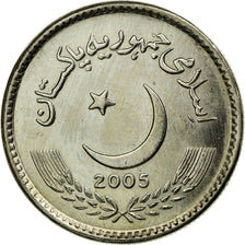 Coin, Pakistan, 5 Rupees, 2005, EF(40-45), Copper-nickel, KM:65