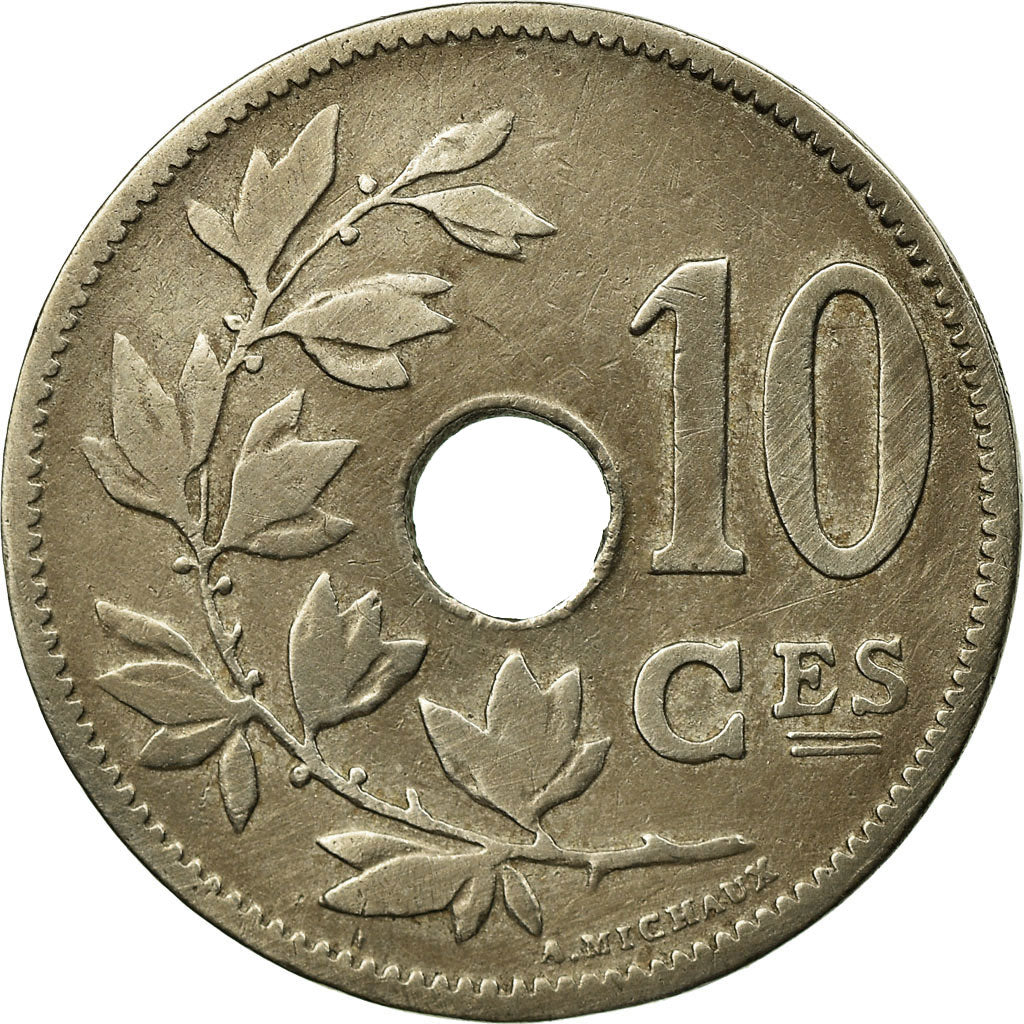 Coin, Belgium, 10 Centimes, 1902, AU(50-53), Copper-nickel, KM:48