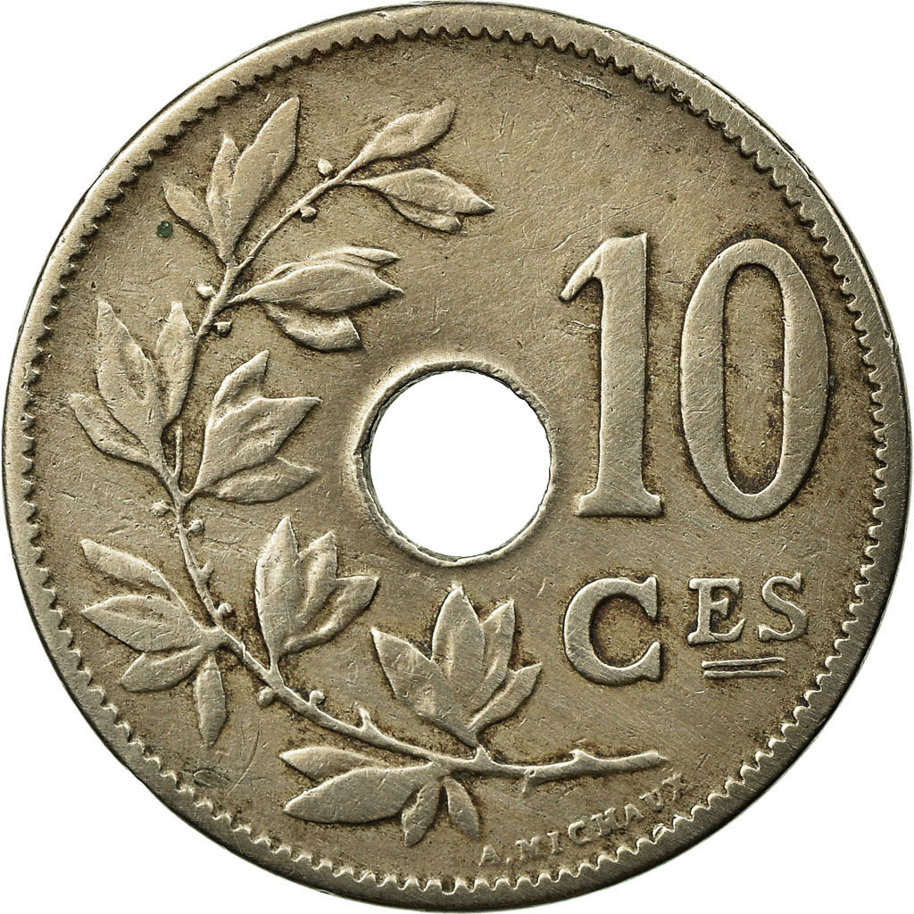 Münze, Belgien, 10 Centimes, 1905, SS, Copper-nickel, KM:52