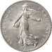 FRANCE, Semeuse, Franc, 1919, Paris, KM #844.1, AU(55-58), Silver, 23, Gadoury..
