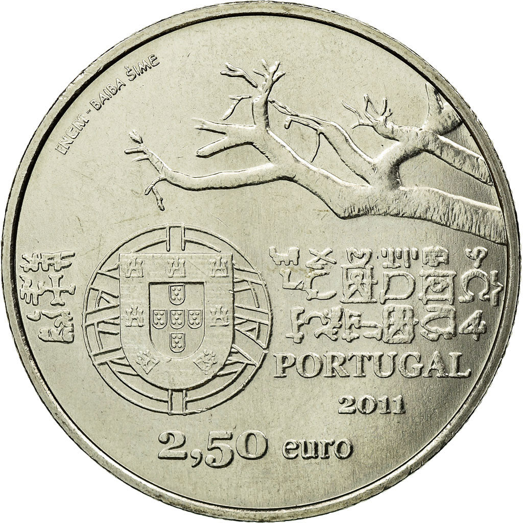 Moneta, Portogallo, European explorers, 2-1/2 Euro, 2011, Lisbon, SPL-