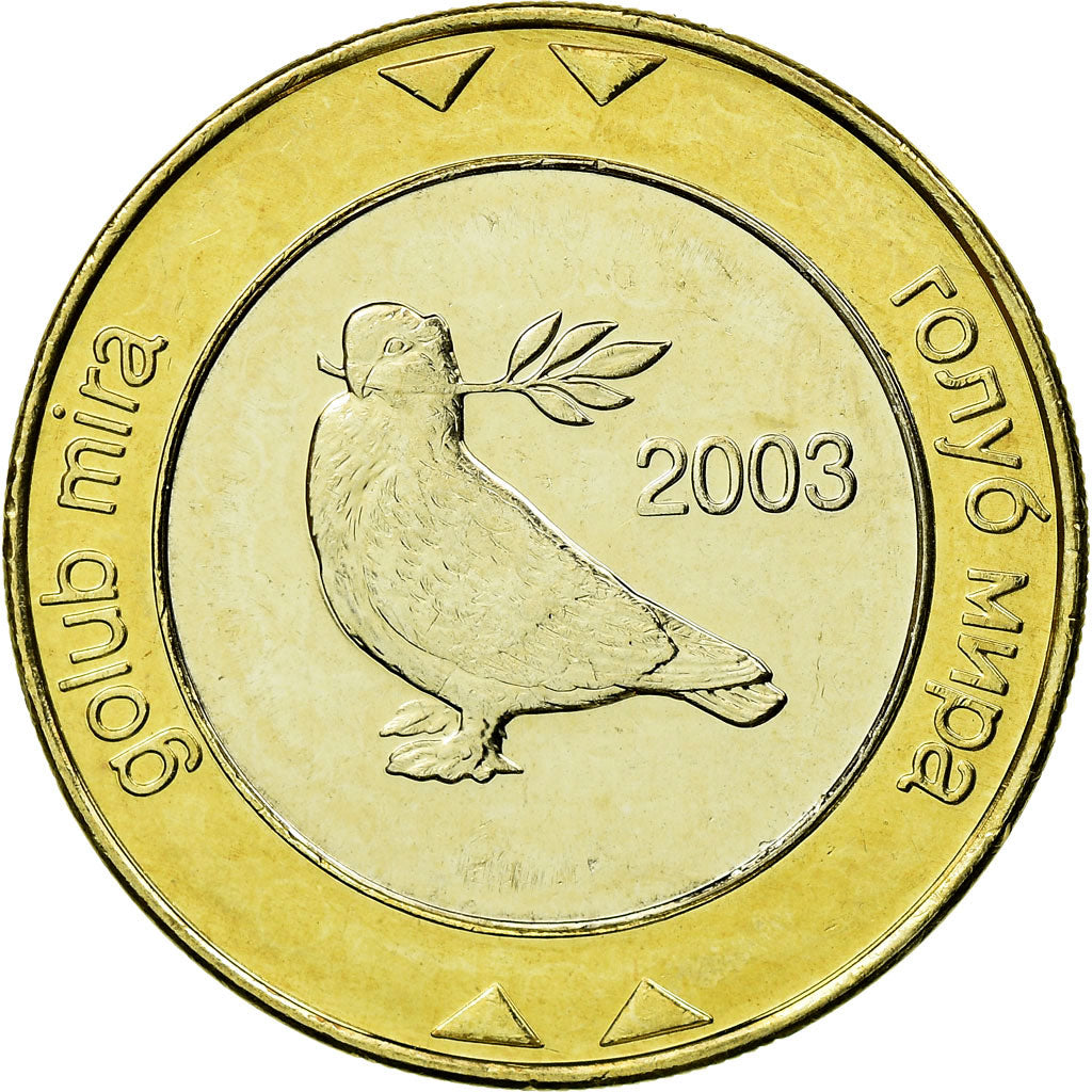Moneda, Bosnia - Herzegovina, 2 Konvertible Marka, 2003, British Royal Mint