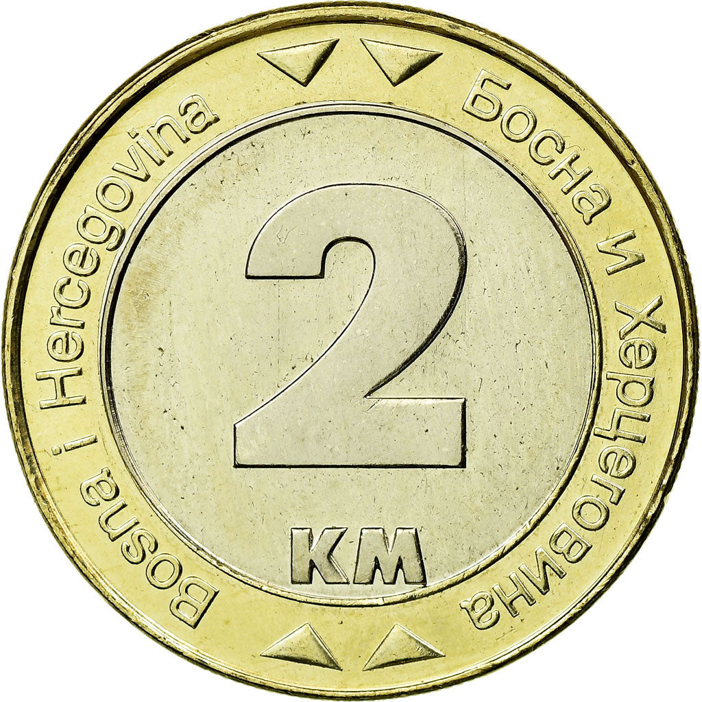 Moneda, Bosnia - Herzegovina, 2 Konvertible Marka, 2003, British Royal Mint