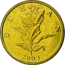Coin, Croatia, 10 Lipa, 2003, MS(63), Brass plated steel, KM:6