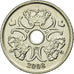 Coin, Denmark, Margrethe II, Krone, 2008, Brondby, MS(63), Copper-nickel