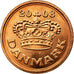 Coin, Denmark, Margrethe II, 50 Öre, 2008, Brondby, MS(63), Bronze, KM:866.3