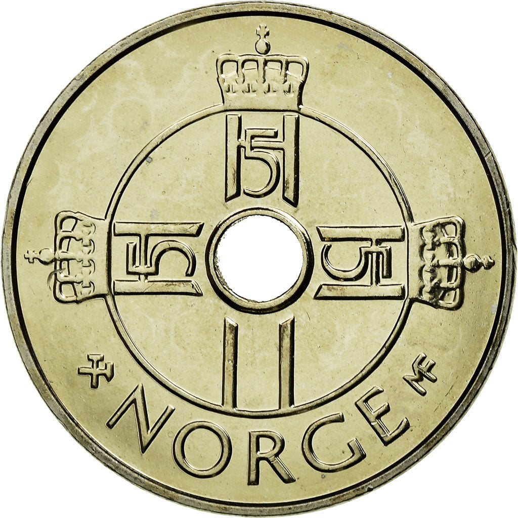 Munten, Noorwegen, Harald V, Krone, 2003, UNC-, Copper-nickel, KM:462