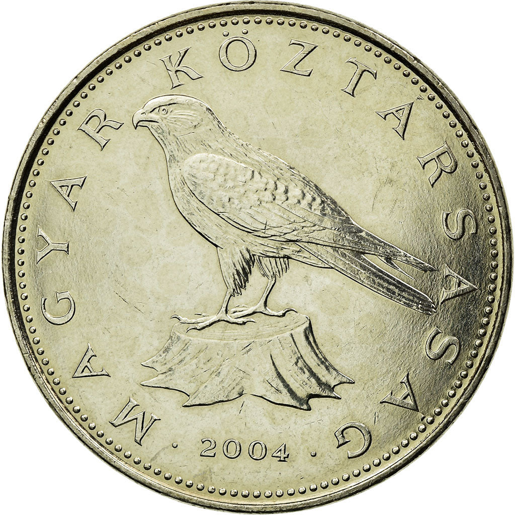 Munten, Hongarije, 50 Forint, 2004, Budapest, ZF+, Copper-nickel, KM:697