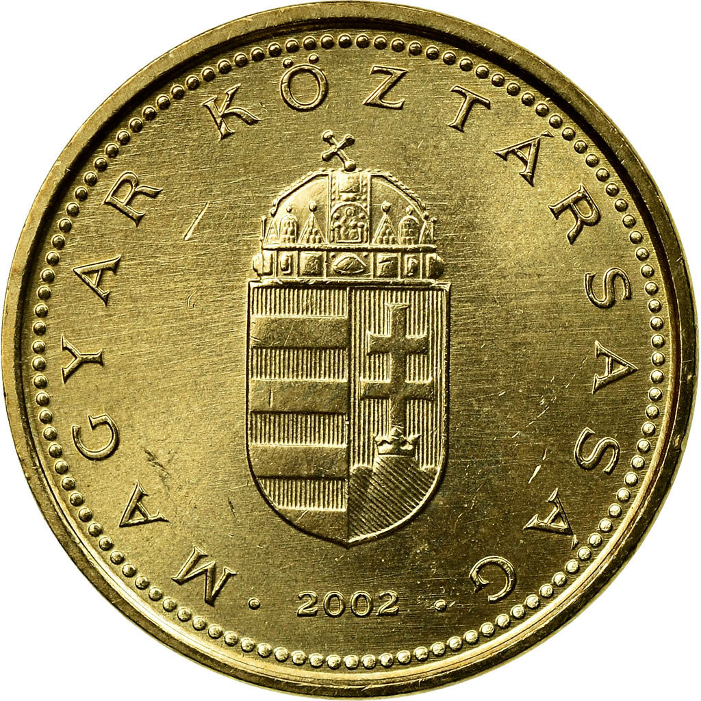 Munten, Hongarije, Forint, 2002, Budapest, PR, Nickel-brass, KM:692