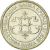 Coin, Serbia, 2 Dinara, 2003, MS(63), Copper-Nickel-Zinc, KM:35