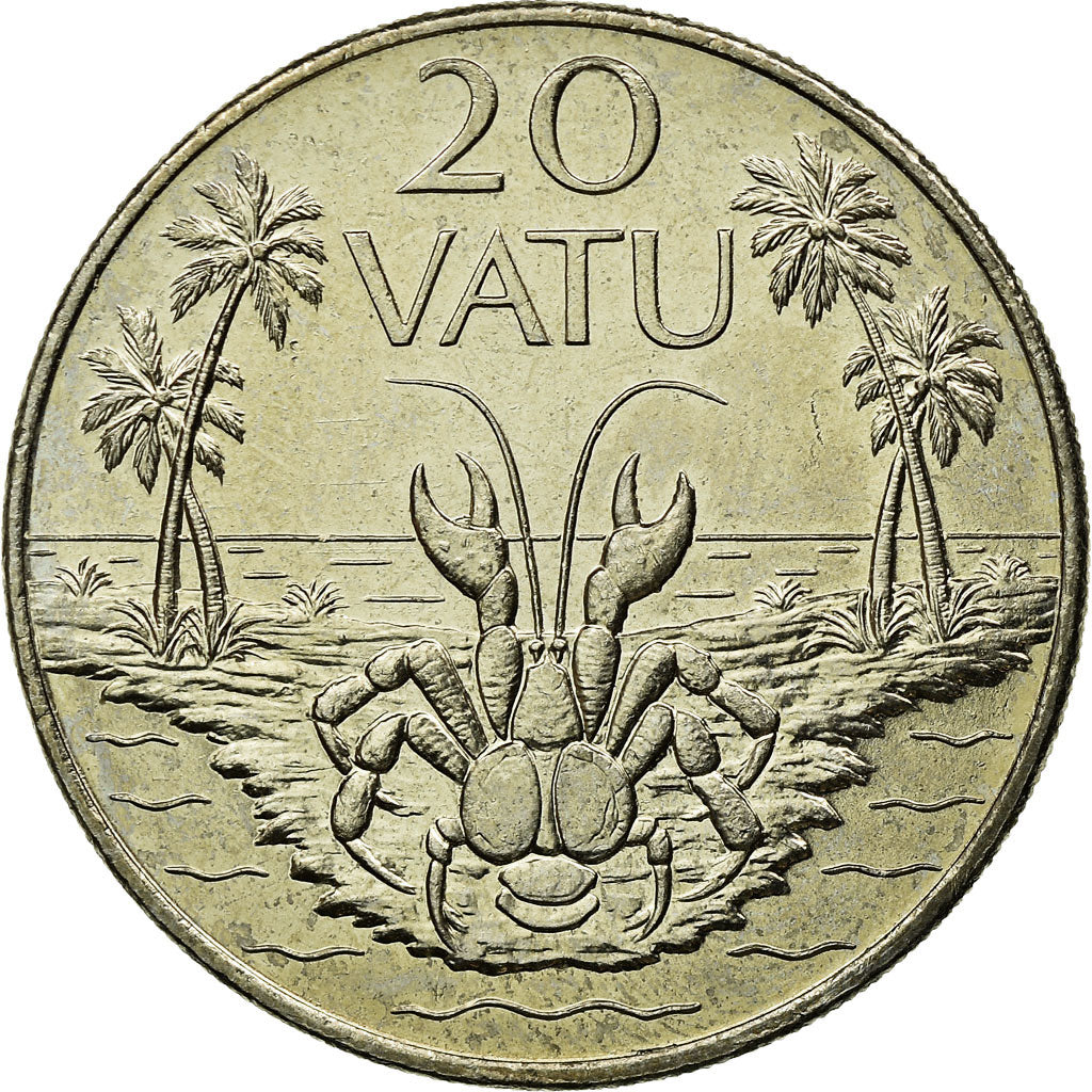 Coin, Vanuatu, 20 Vatu, 1999, British Royal Mint, AU(55-58), Copper-nickel, KM:7