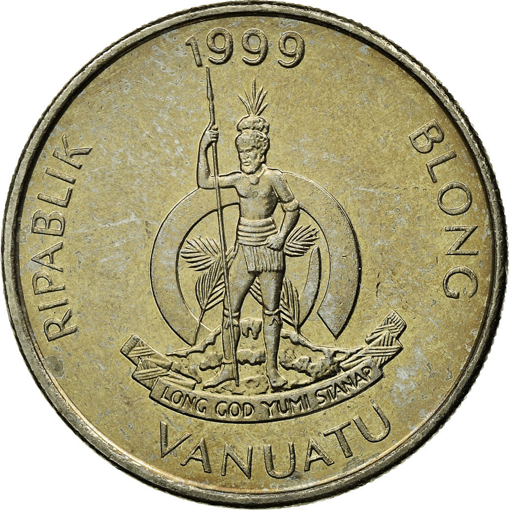 Monnaie, Vanuatu, 10 Vatu, 1999, British Royal Mint, SUP, Copper-nickel, KM:6