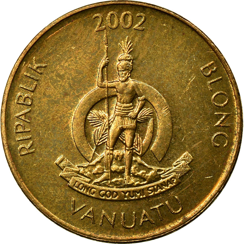 Monnaie, Vanuatu, Vatu, 2002, British Royal Mint, SUP, Nickel-brass, KM:3