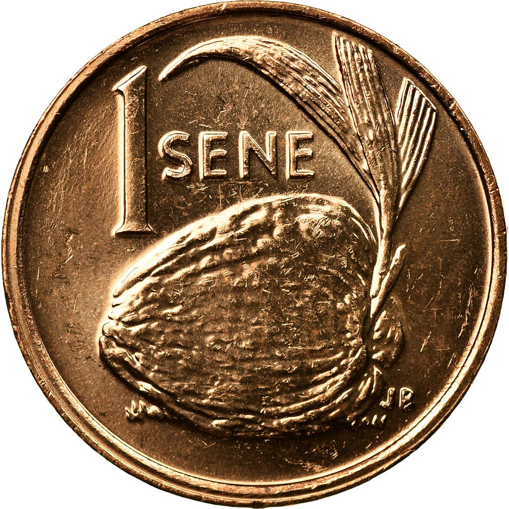 Coin, Samoa, Sene, 1996, MS(63), Bronze, KM:12