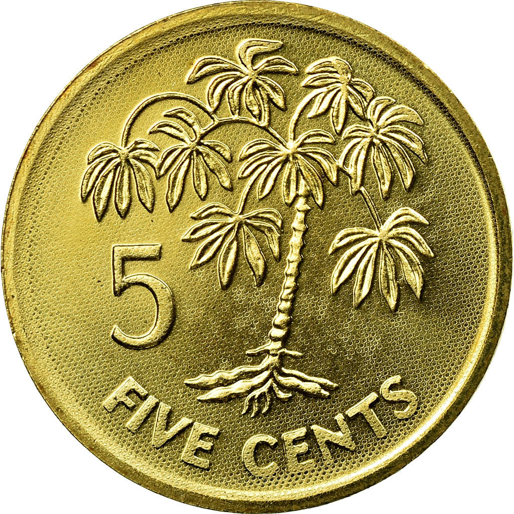 Monnaie, Seychelles, 5 Cents, 2007, Pobjoy Mint, SUP, Brass plated steel, KM:47a