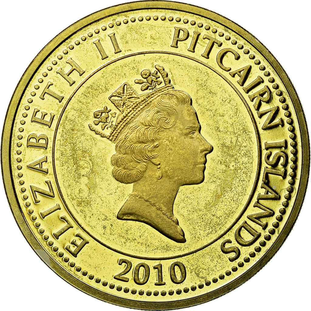 Coin, PITCAIRN ISLANDS, Elizabeth II, Dollar, 2010, New Zealand, MS(63)