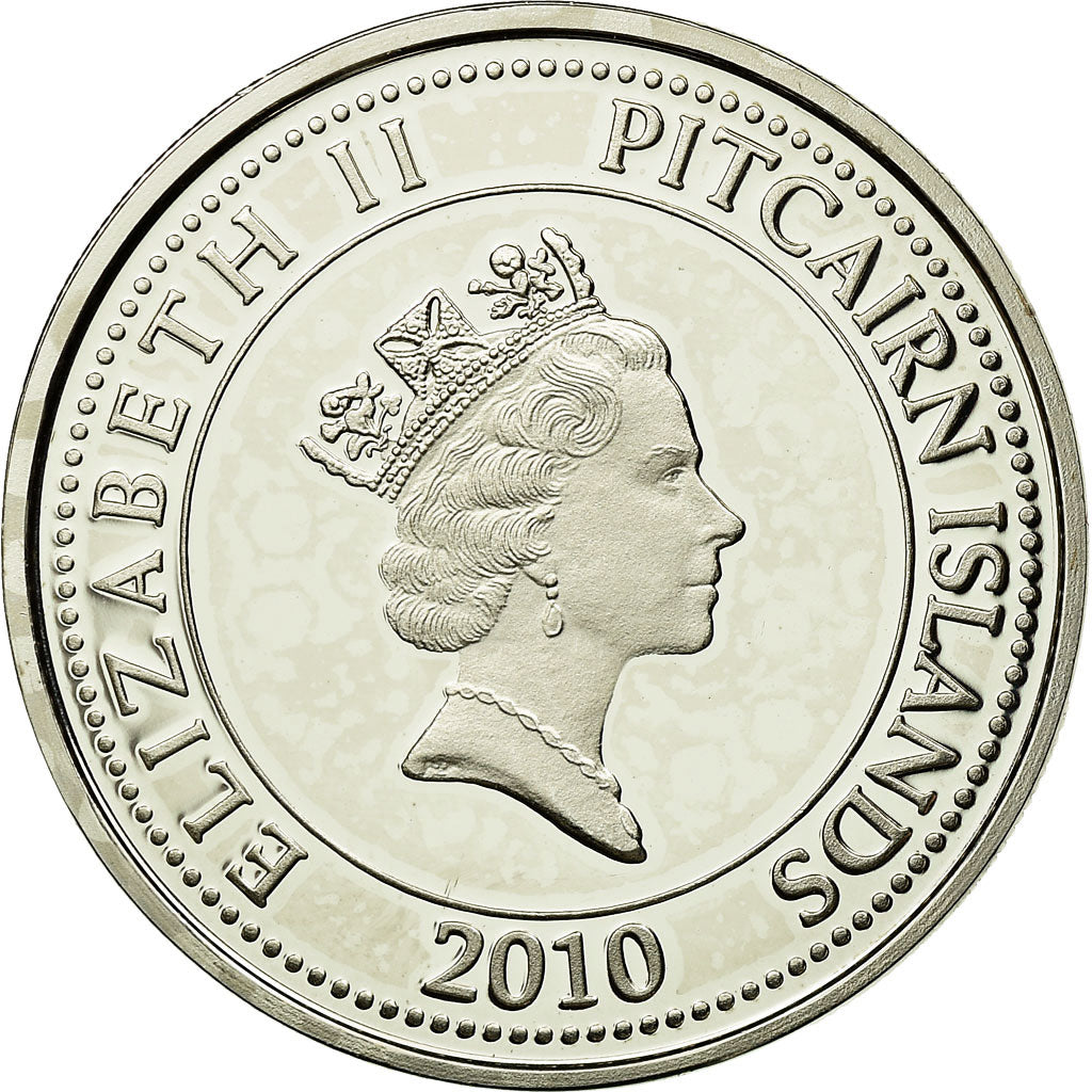 Monnaie, PITCAIRN ISLANDS, Elizabeth II, 50 Cents, 2010, New Zealand, SPL