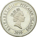 Münze, PITCAIRN ISLANDS, Elizabeth II, 20 Cents, 2010, New Zealand, UNZ, Nickel