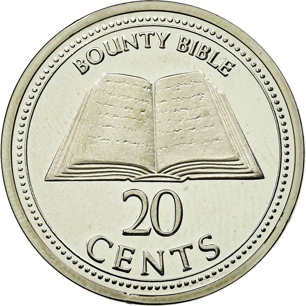 Münze, PITCAIRN ISLANDS, Elizabeth II, 20 Cents, 2010, New Zealand, UNZ, Nickel