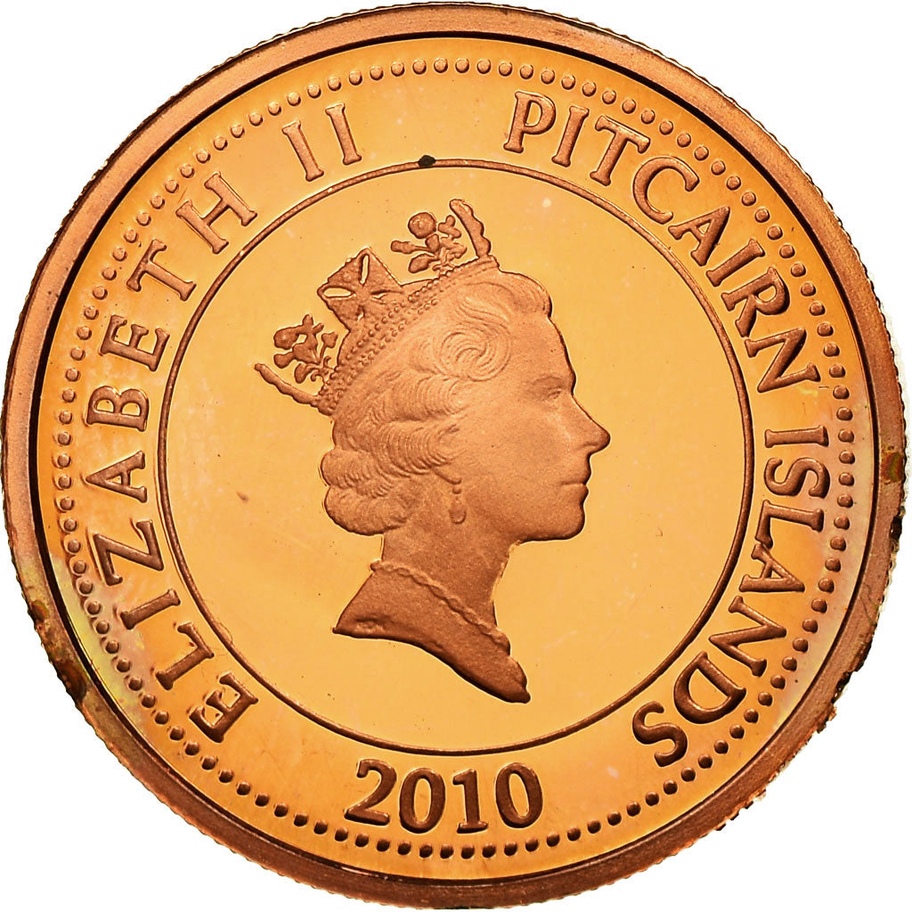 Coin, PITCAIRN ISLANDS, Elizabeth II, 10 Cents, 2010, New Zealand, MS(63)