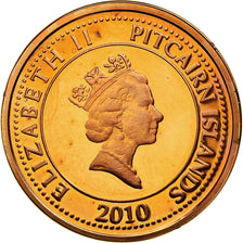 Moneta, PITCAIRN ISLANDS, Elizabeth II, 5 Cents, 2010, New Zealand, SPL, Copper