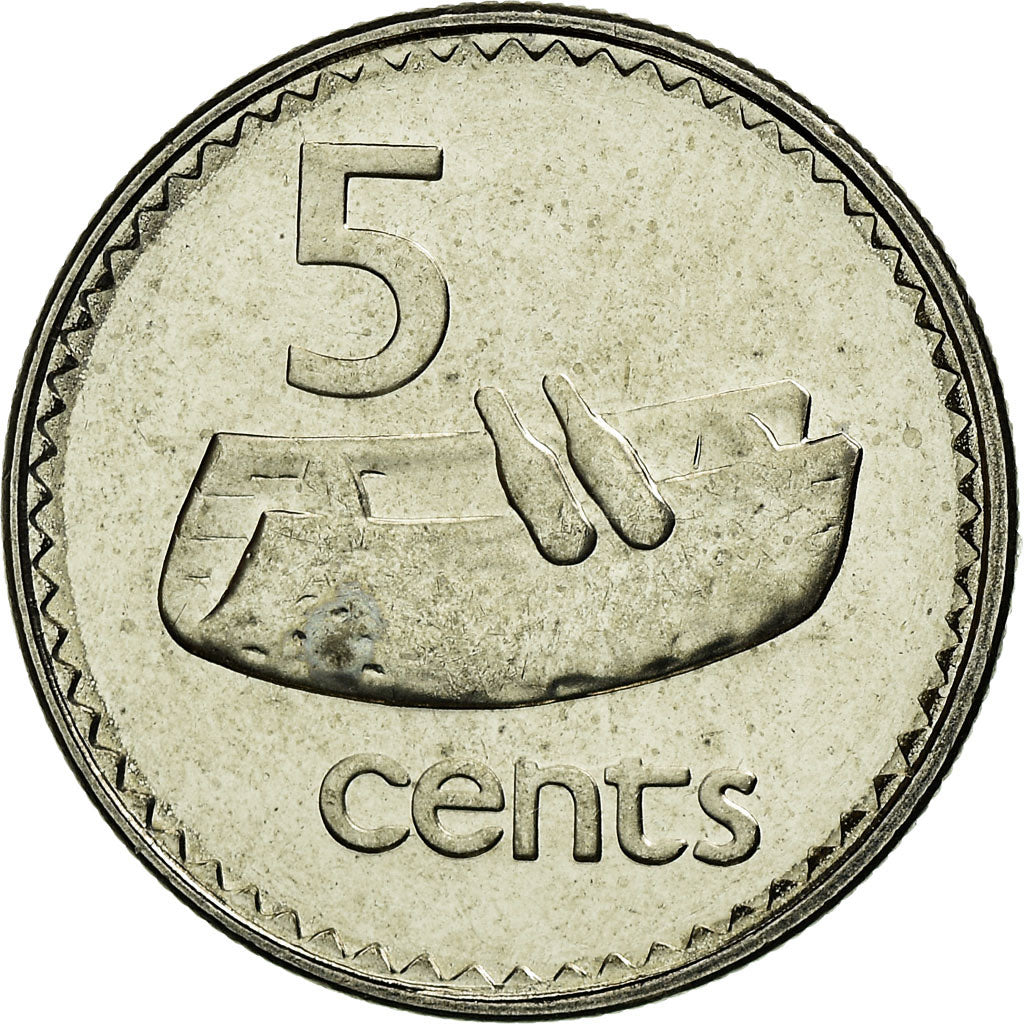 Moneta, Figi, Elizabeth II, 5 Cents, 2006, SPL, Acciaio placcato nichel, KM:51a