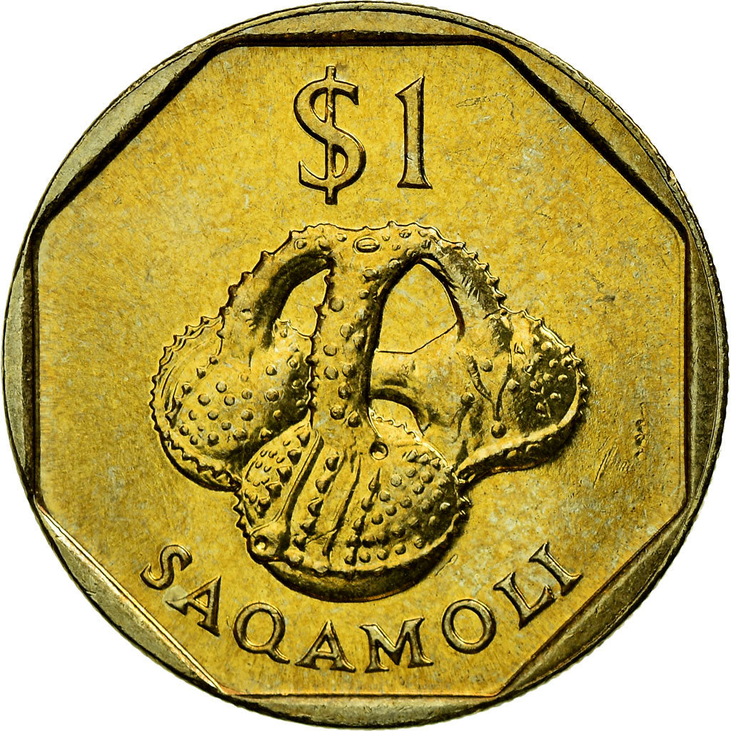 Münze, Fiji, Elizabeth II, Dollar, 1998, VZ, Aluminum-Bronze, KM:73