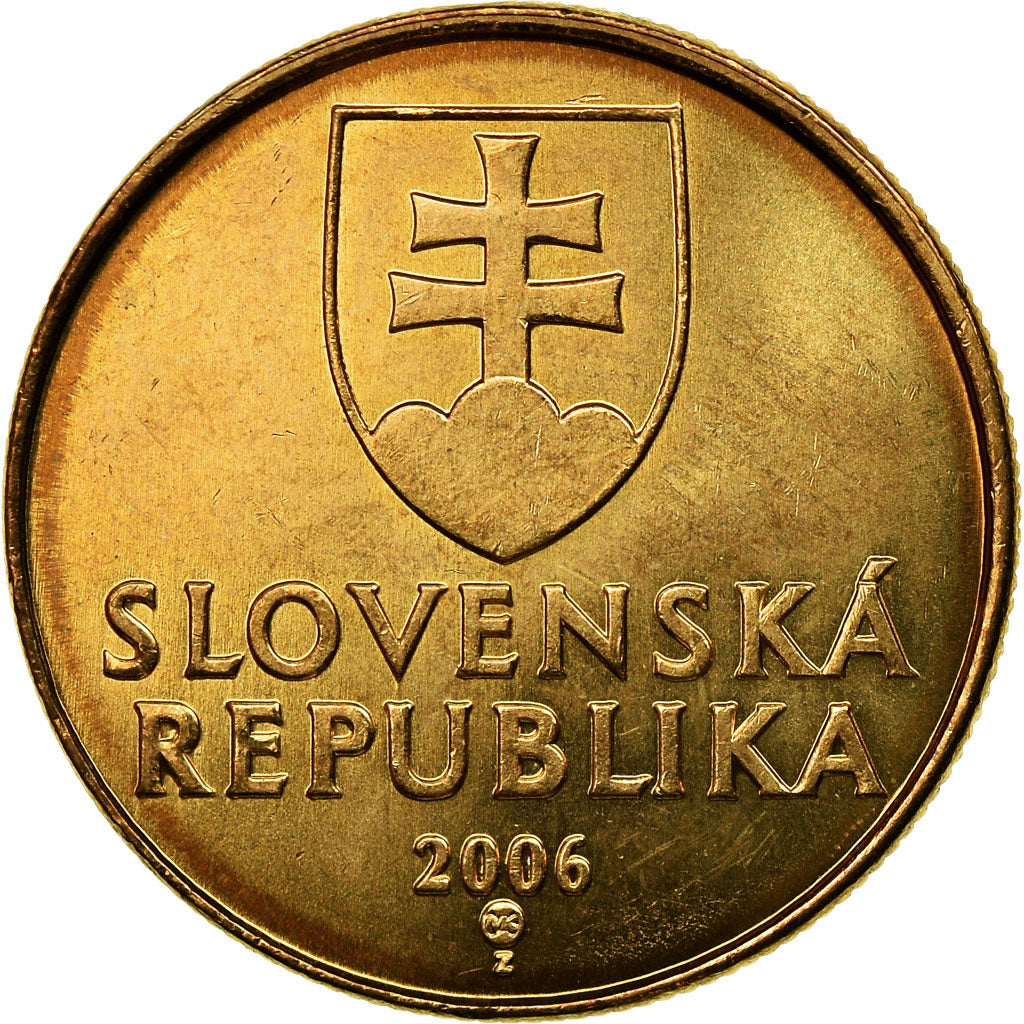 Münze, Slowakei, 15th Century of Madonna and Child, Koruna, 2006, VZ, Bronze