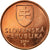 Moneta, Słowacja, 50 Halierov, 2004, AU(55-58), Miedź platerowana stalą