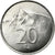 Moneta, Słowacja, 20 Halierov, 1996, MS(63), Aluminium, KM:18