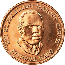 Coin, Jamaica, Elizabeth II, Marcus Garvey 	National Heroes, 25 Cents, 2003