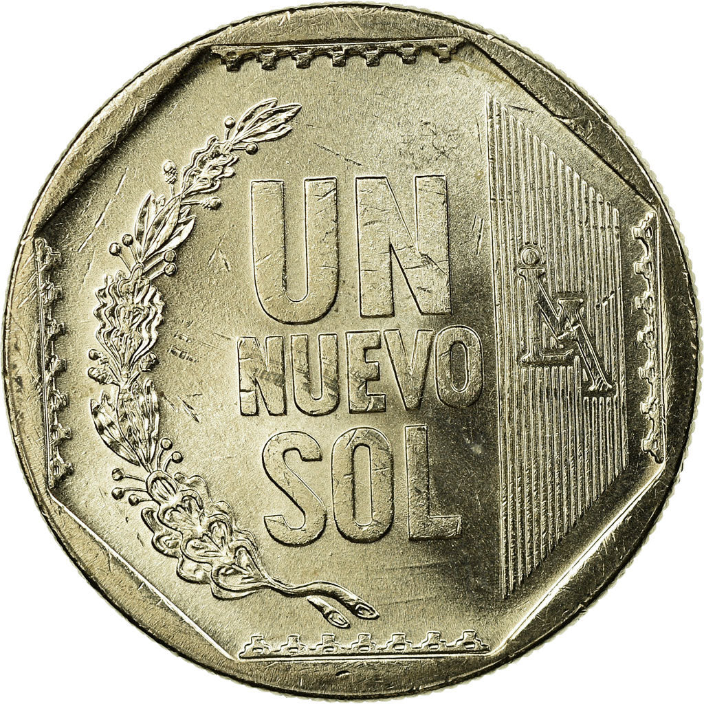 Munten, Peru, Nuevo Sol, 2009, Lima, PR, Copper-Nickel-Zinc, KM:308.4