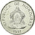 Moneta, Honduras, 50 Centavos, 1991, MS(63), Nickel platerowany stalą, KM:84a.1