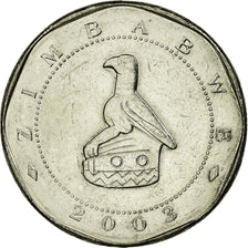 Coin, Zimbabwe, 25 Dollars, 2003, Harare, EF(40-45), Nickel plated steel, KM:15