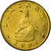 Coin, Zimbabwe, 2 Dollars, 2001, Harare, VF(30-35), Brass plated steel, KM:12a