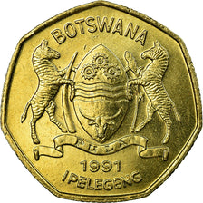 Coin, Botswana, Pula, 1991, British Royal Mint, EF(40-45), Nickel-brass, KM:24