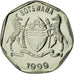 Coin, Botswana, 25 Thebe, 1999, British Royal Mint, AU(55-58), Nickel plated