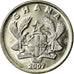 Coin, Ghana, 10 Pesewas, 2007, AU(55-58), Nickel Clad Steel, KM:39