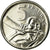 Moneda, Ghana, 5 Pesewas, 2007, EBC, Níquel recubierto de acero, KM:38