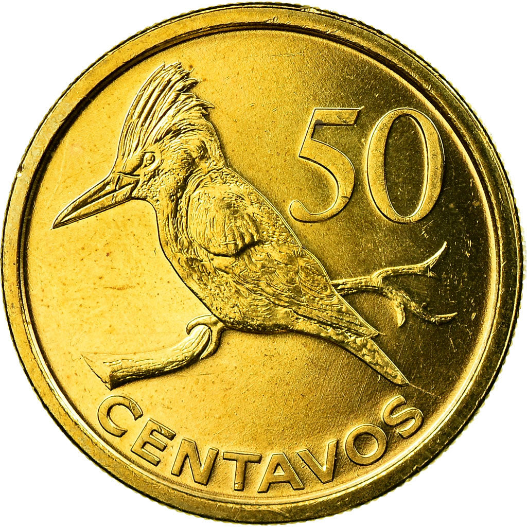 Coin, Mozambique, 50 Centavos, 2006, MS(63), Brass plated steel, KM:136