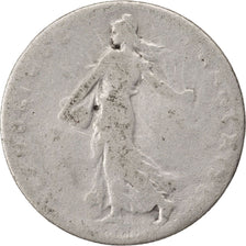 FRANCE, Semeuse, 50 Centimes, 1897, Paris, KM #854, F(12-15), Silver, 18.1,...