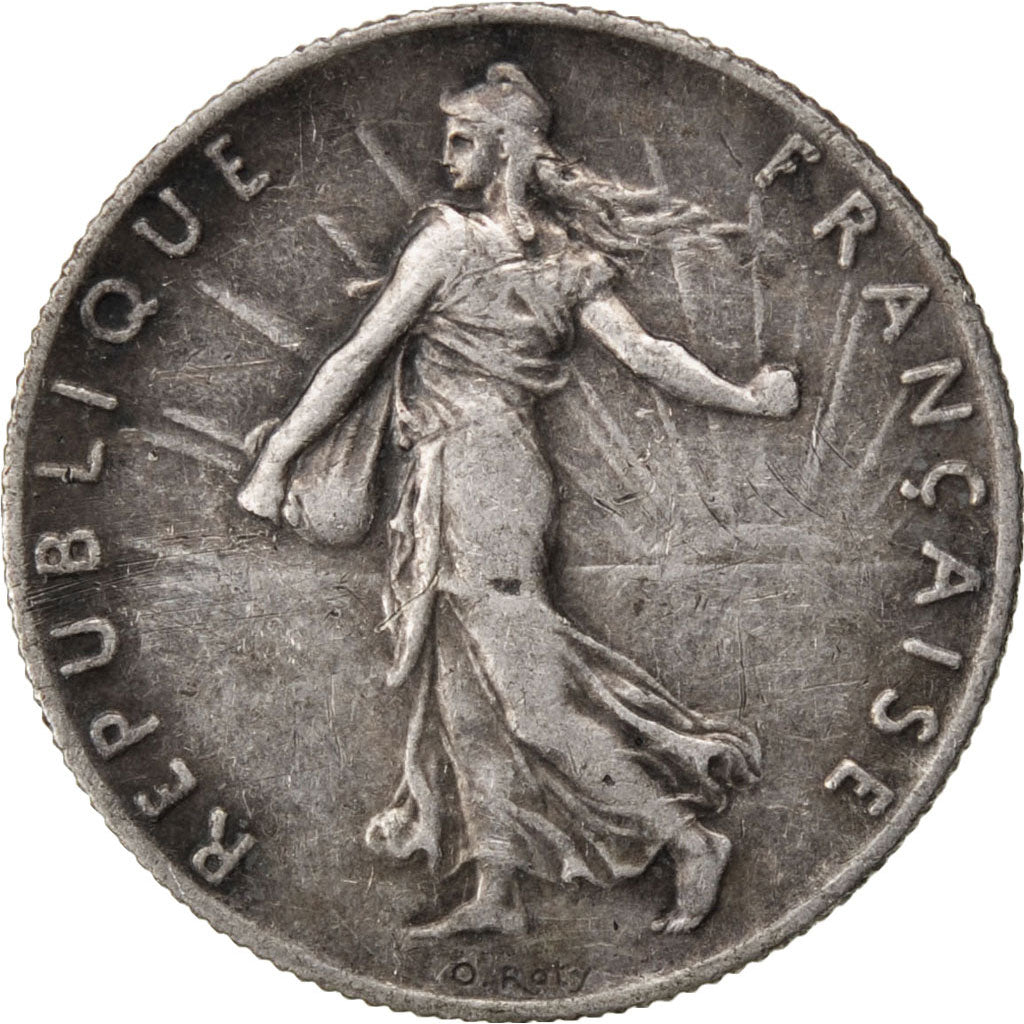 FRANCE, Semeuse, 50 Centimes, 1898, Paris, KM #854, MS(60-62), Silver, 18.1,...