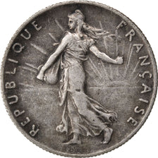 FRANCE, Semeuse, 50 Centimes, 1898, Paris, KM #854, MS(60-62), Silver, 18.1,...