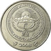 Coin, KYRGYZSTAN, 3 Som, 2008, Paris, EF(40-45), Nickel plated steel, KM:15