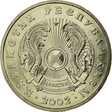 Coin, Kazakhstan, 50 Tenge, 2002, Kazakhstan Mint, AU(55-58)