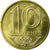 Moeda, Cazaquistão, 10 Tenge, 2002, Kazakhstan Mint, AU(55-58), Níquel-Latão