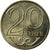 Moeda, Cazaquistão, 20 Tenge, 2002, Kazakhstan Mint, AU(55-58)