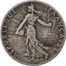 FRANCE, Semeuse, 50 Centimes, 1899, Paris, KM #854, VF(20-25), Silver, 18.1,...