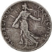 FRANCE, Semeuse, 50 Centimes, 1899, Paris, KM #854, VF(20-25), Silver, 18.1,...